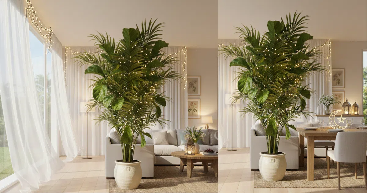Fiddle Leaf Fig for Elegant Villa Interiors