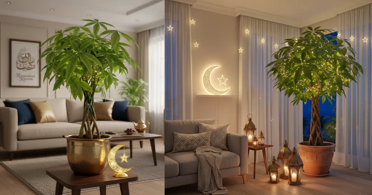 Money Tree for a Symbolic Decor Touch