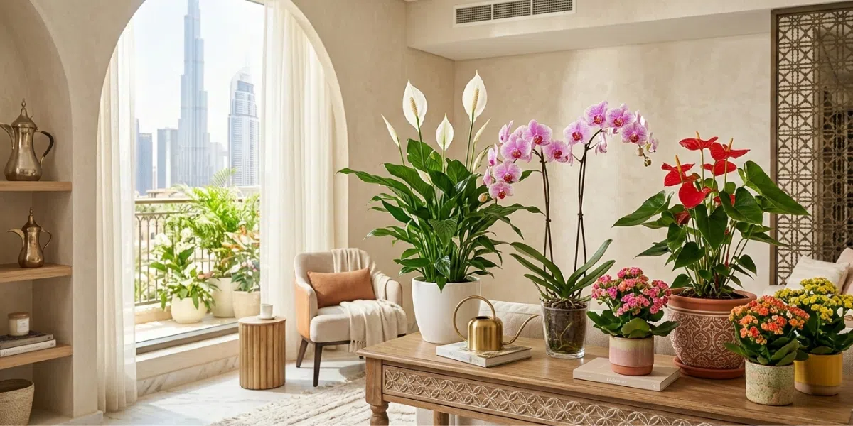 Top Flowering Indoor Plants for UAE Homes